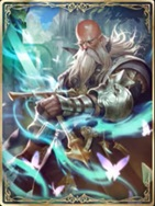 老人,剣士,ファンタジー,蝶,魔法,アーマー,長髪,ひげ