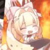 キャラクター,炎,笑顔,アニメスタイル