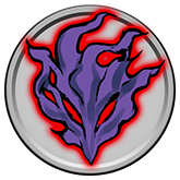 仮面,紫色,マスク,炎,赤い縁,アイコン